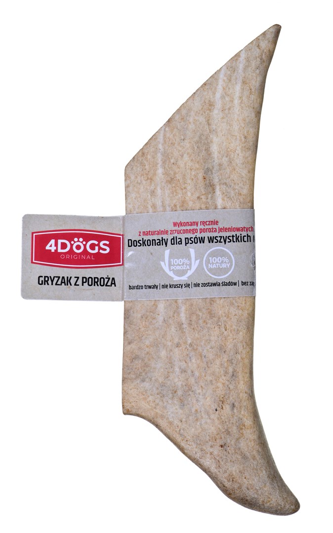 4DOGS - fallow deer dog chew (hard) - L Image 1
