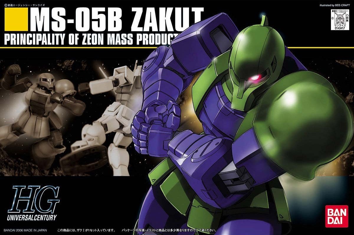 HGUC 1/144 MS-O5B ZAKU I Image 1