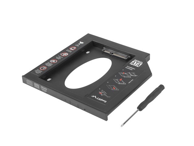 LANBERG ADAPTER HDD FRAME 5.25"->2.5" SLIM 12.7MM Image 1