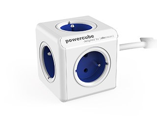 Allocacoc PowerCube Extended Type E power extension 1.5 m 5 AC outlet(s) Indoor Blue Image 1