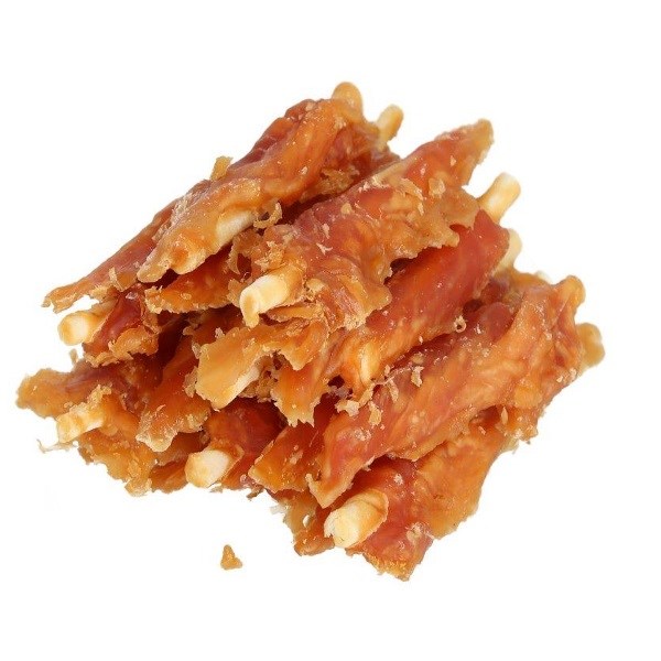 HILTON Chicken inserted with white rawhide stick - Dog treat - 500 g Image 1