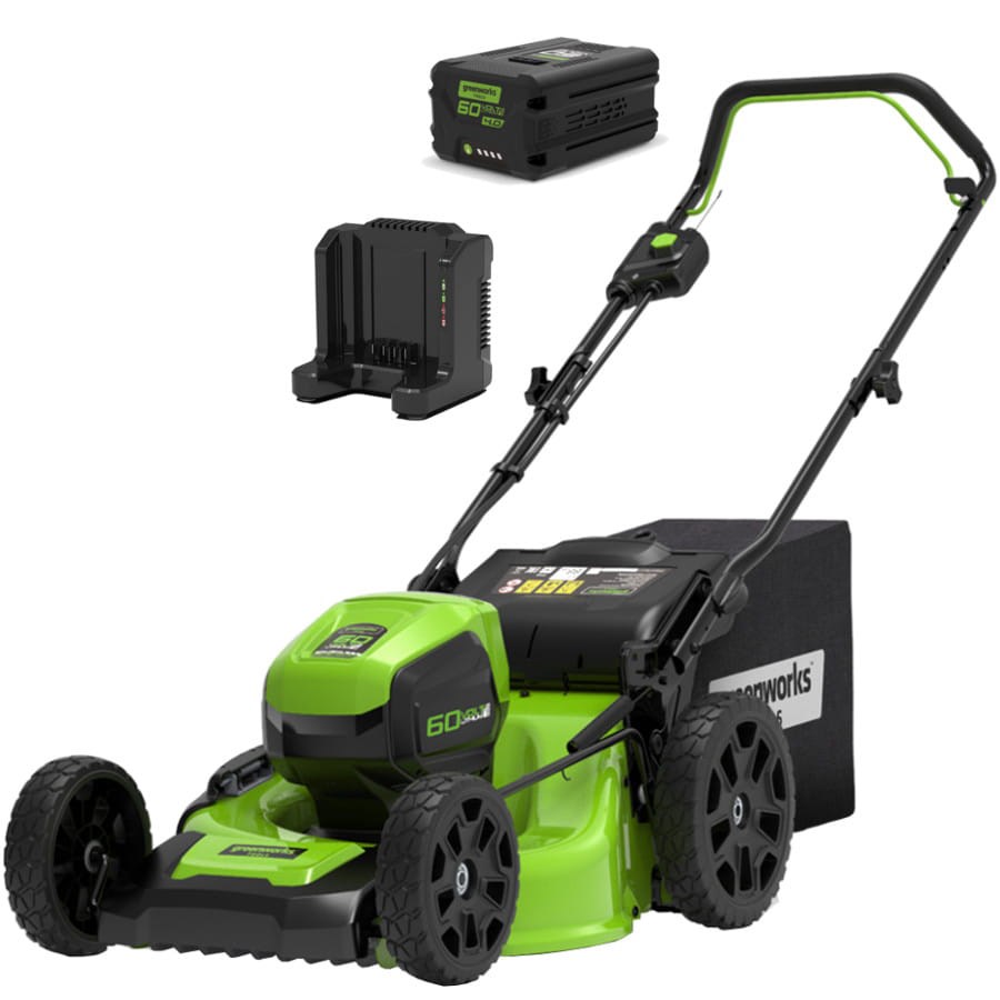 Cordless mower 60V 4Ah 46 cm Greenworks GD60LM46HPK4  - 2502807UB Image 1