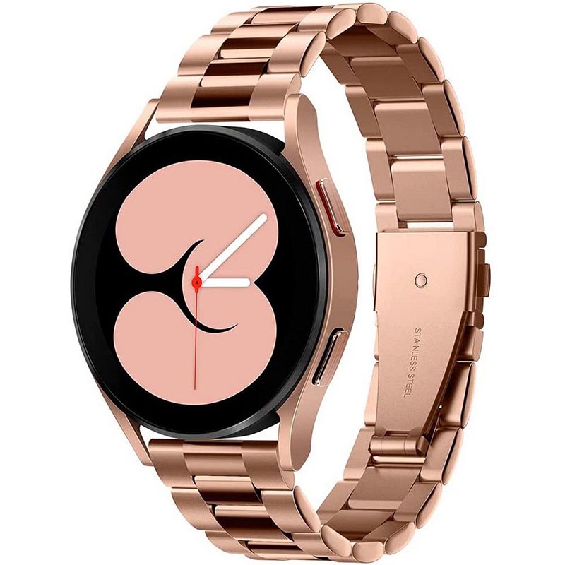 Spigen Modern Fit Band - Bracelet for Samsung Galaxy Watch 4 / 5 / 5 Pro (40 / 42 / 44 / 45 / 46 mm) (Pink Gold) Image 1