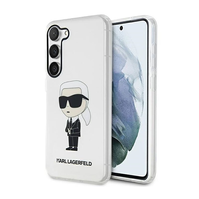 Karl Lagerfeld IML NFT Ikonik - Case for Samsung Galaxy S23 (Clear) Image 1
