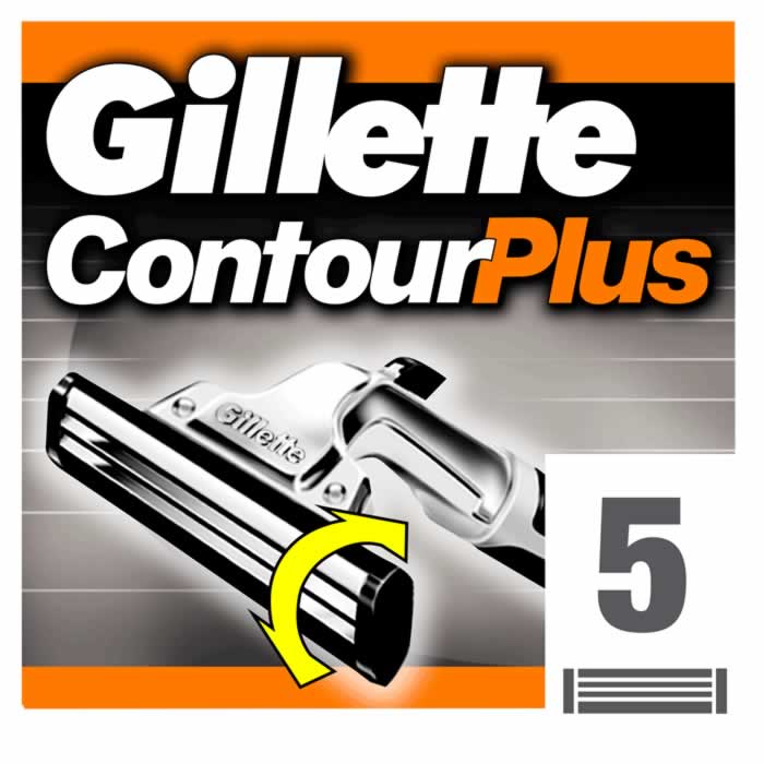 Gillette Contour Plus Refill 5 Units Image 1