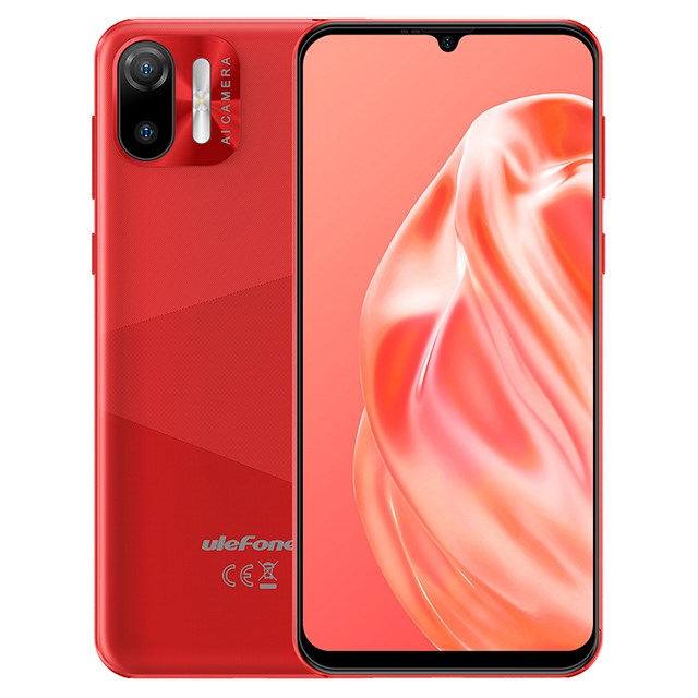 Ulefone Note 6 15,5 cm (6.1") Dual SIM Android 11 Go 3G Micro-USB 1 GB 32 GB 3300 mAh Red Image 1
