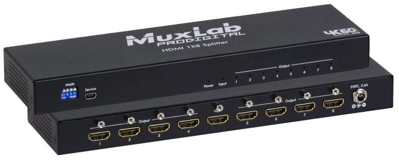 MUXLAB Splitter HDMI 1x8, 4K/60Hz Image 1