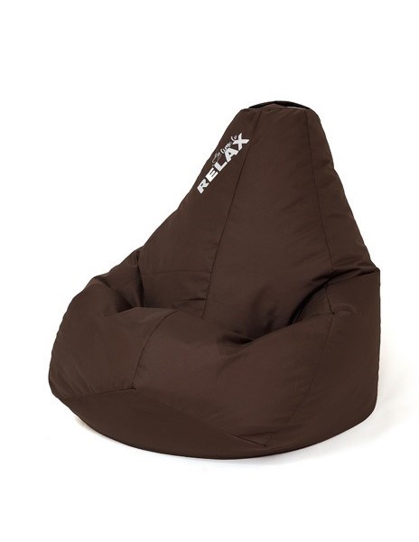 Sako bag pouffe chocolate pear XL 130 x 90 cm Image 1