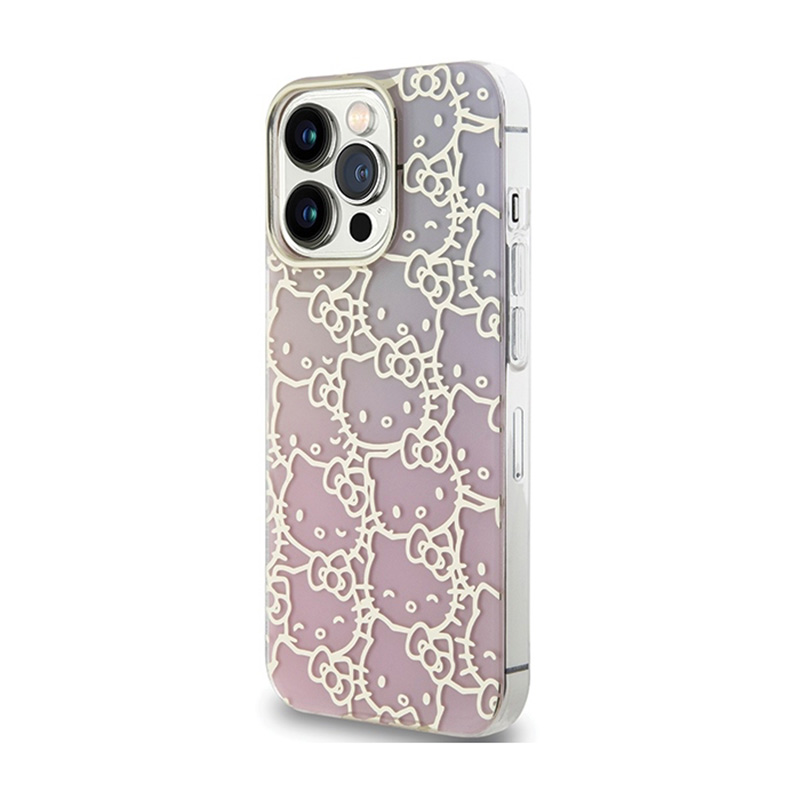 Hello Kitty IML Gradient Electrop Crowded Kitty Head - Case iPhone 13 Pro Max (pink) Image 2