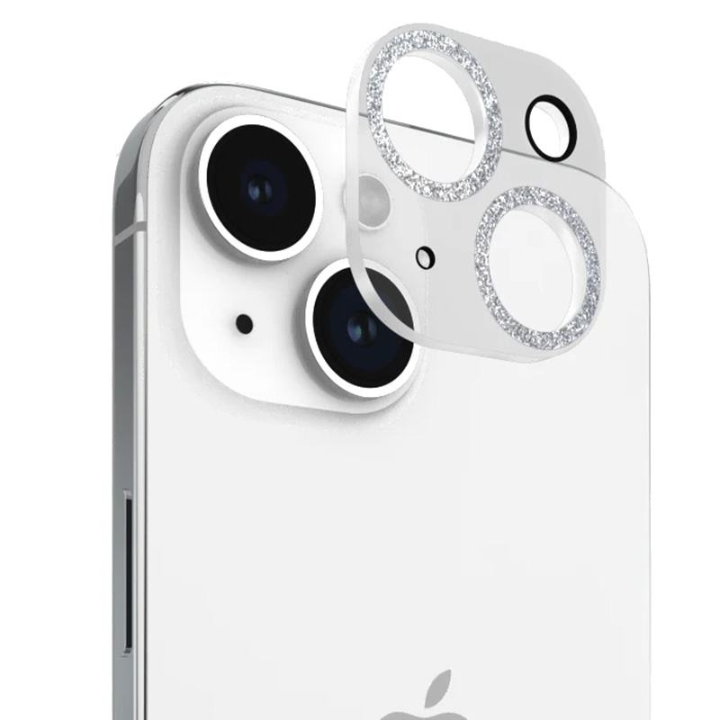 Case-Mate Sparkle Lens Protector - Protective Glass for iPhone 15 / iPhone 15 Plus Camera (Twinkle) Image 1