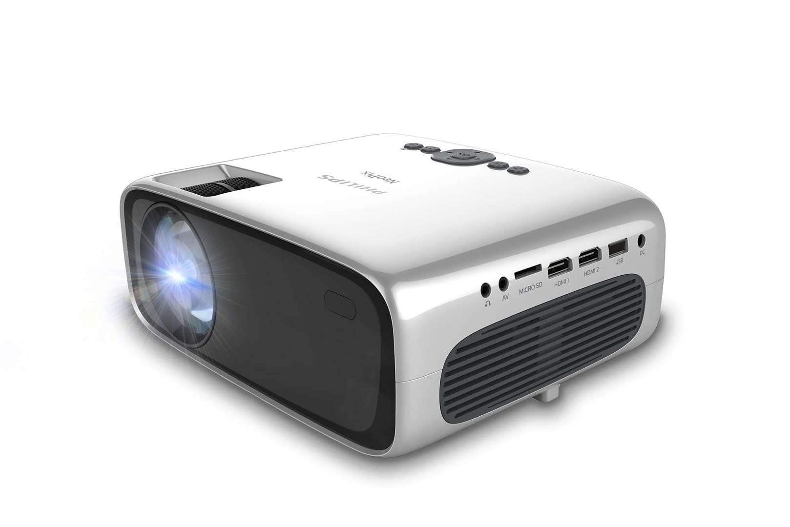 Philips NPX646/INT data projector Short throw projector LCD 1080p (1920x1080) Silver Image 1
