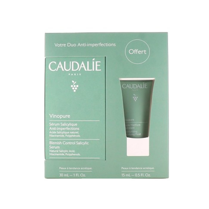 Caudalie Vinopure Salicylic Serum Anti-imperfections 30ml Set 2 Pieces Image 1