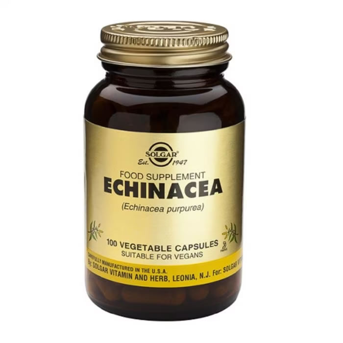 Solgar Echinacea 100 Capsules Image 1