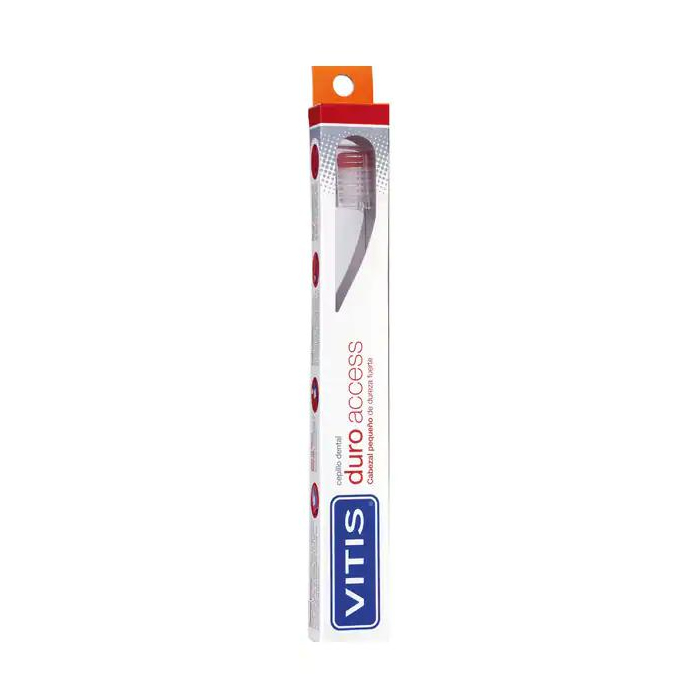 Vitis Access Hard Toothbrush Image 1