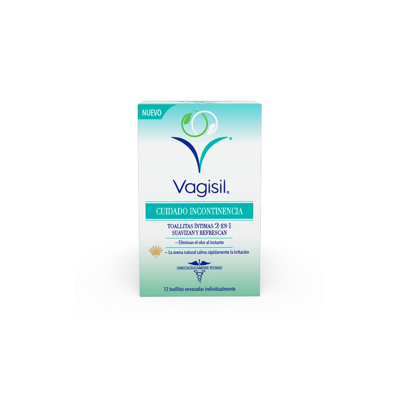 Vagisil Incontinence Care Intimate Wipes 12 Units Image 1