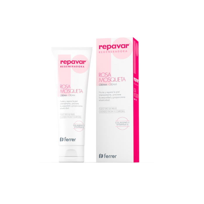 Repavar Regenerate Cream Rosehip Oil 125ml Image 1