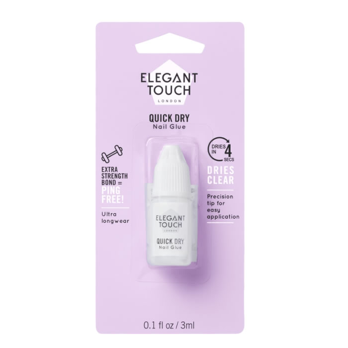 Elegant Touch Quick Dry Nail Glue 5 Seconds Image 1