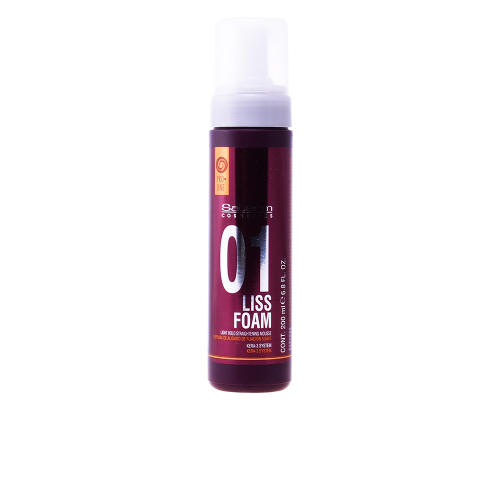 Salerm Cosmetics Liss Foam Light Hold Straightening Mousse 200ml  Image 1