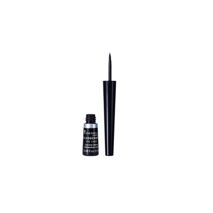 Rimmel  Exaggerate Liquid Eyeliner 001 Black Image 1