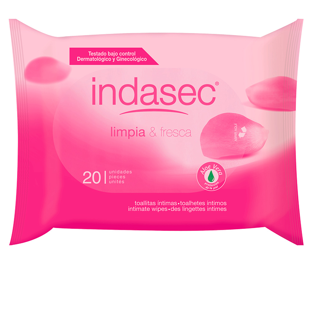 Indasec Clean And Fresh Intimate Wipes 20 Units  Image 1
