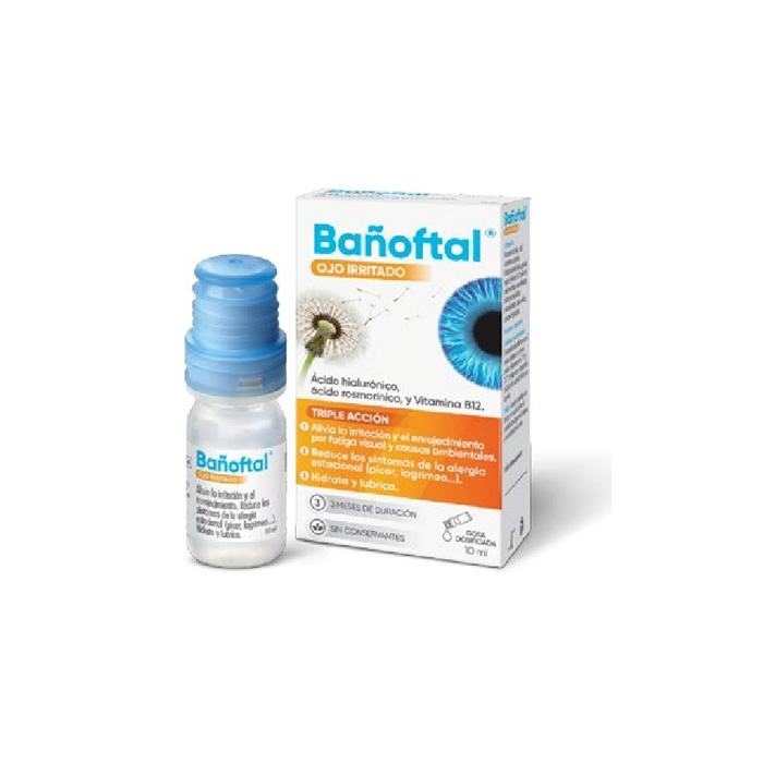 Bañoftal Eye Irritated Triple Action 10ml Image 1