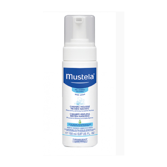 Mustela Foam Shampoo For Newborns 150ml Image 1