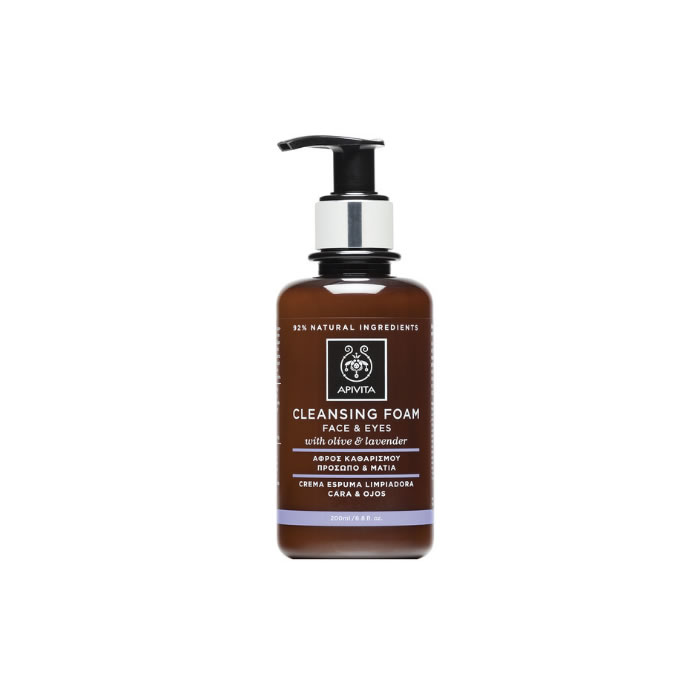 Apivita Cleansing Foam Cream 200ml Image 1
