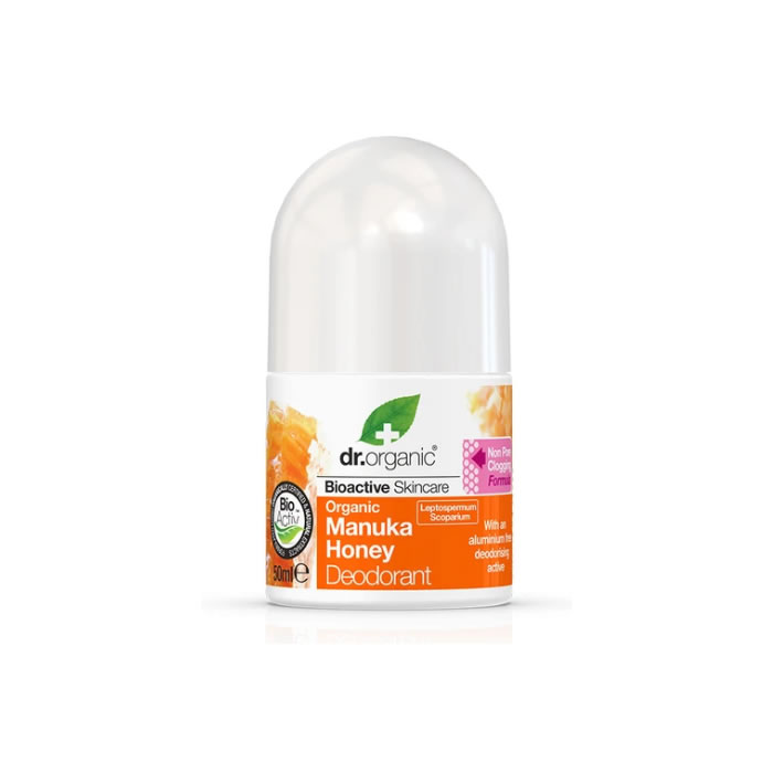 Dr. Organic Manuka Honey Deodorant 50ml Image 1