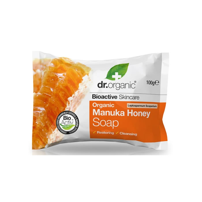 Dr. Organic Manuka Honey Soap 100g Image 1