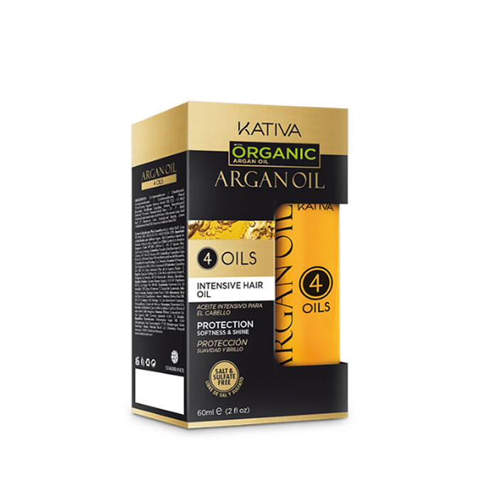 Kativa Argan Oil 4 Oils Intense Hair Oil 60ml Image 1