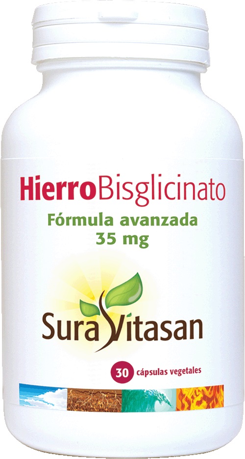 Sura Vitas Hierro Bisglicinato 30 Caps Image 1