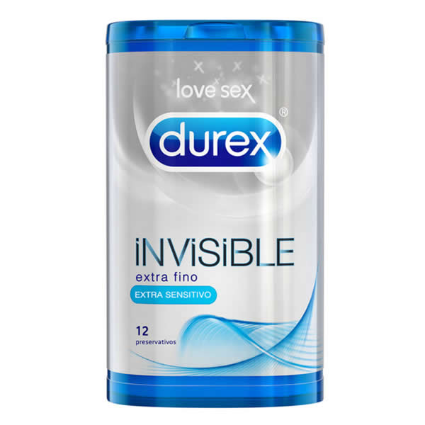 Durex Invisible Extra Thin Condoms 12 Unit Image 1
