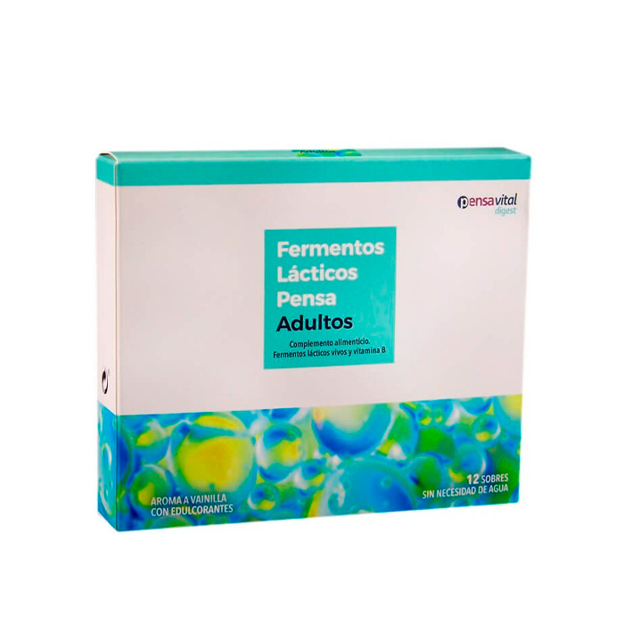 Pensavital Adult Lactic Ferments 12 Sachets Image 1