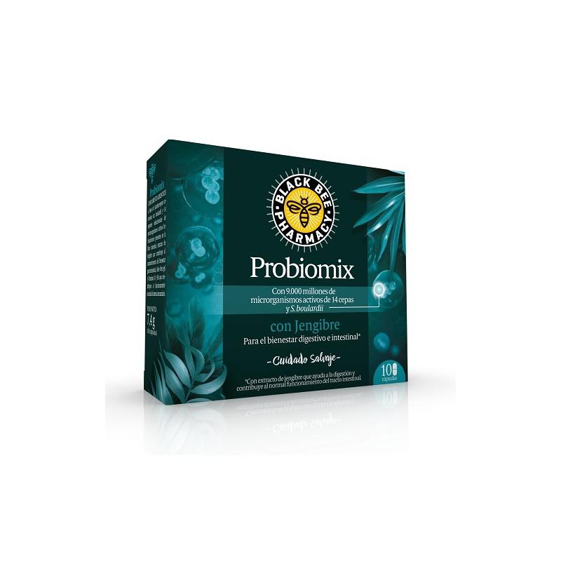 Black Bee Probiomix Con Jengibre 10 Cápsulas Image 1
