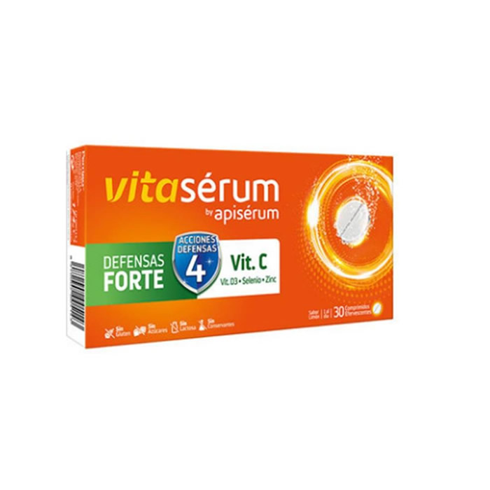 Vitaserum By Apiserum Defensas Forte Vit C 30 Tablets Image 1