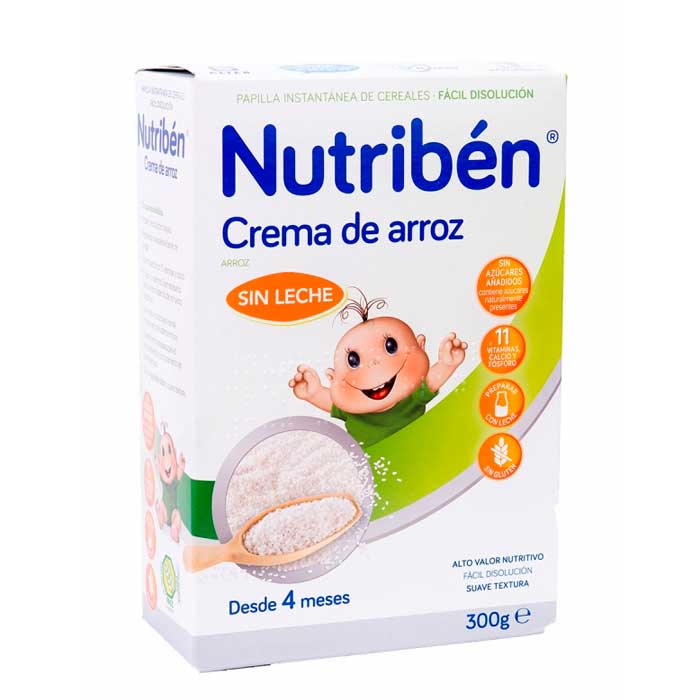 Nutribén Gluten Free Rice Cream 300g  Image 1