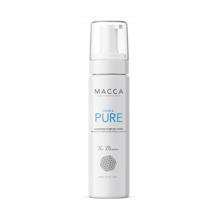 Macca Clean & Pure Cleansing Foam Oily Skins 200ml Image 1