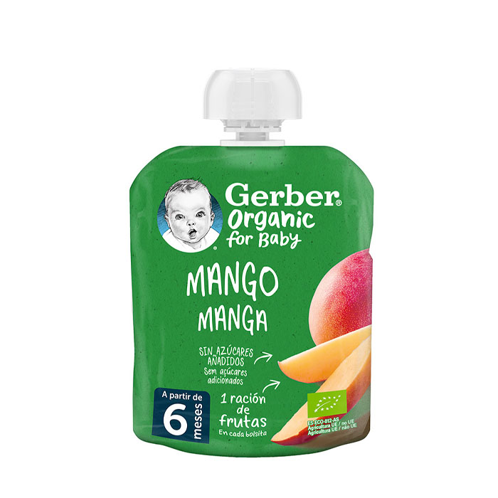 Gerber Pouch Organic Handle 90g Image 1