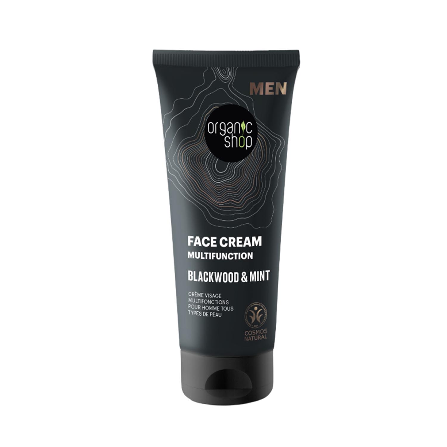 Organic Shop Men Blackwood Crema Facial Multi-Function 75ml Image 1