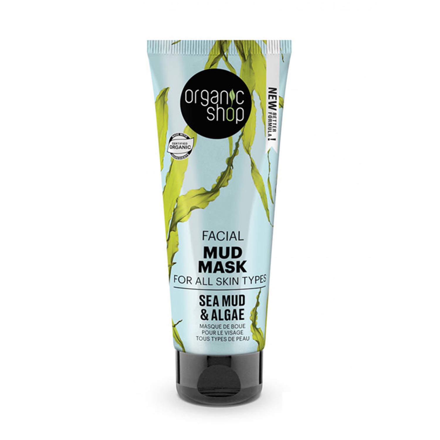 Organic Shop Sea Mud Mascarilla Facial Todo Tipo De Pieles 75ml Image 1