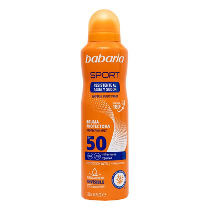 Babaria Sport Protective Mist Spf50 Spray 200ml Image 1