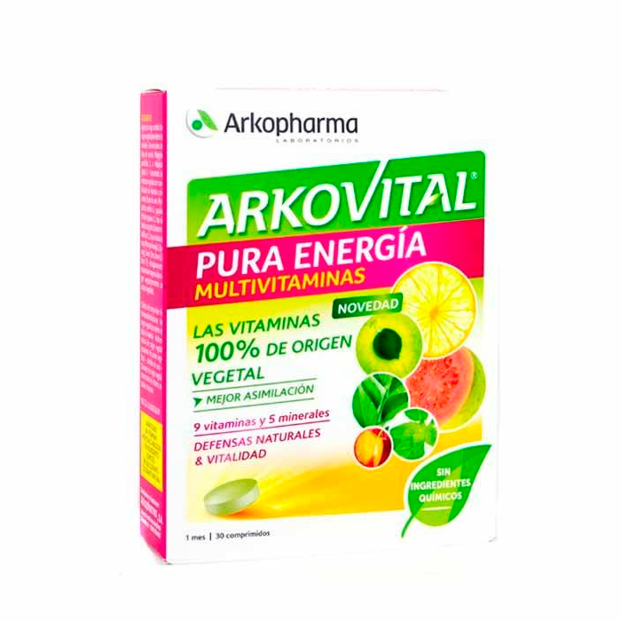 Arkopharma Arkovital Pure Multivitamins 30 Tablets Image 1