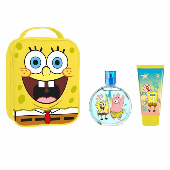 Sponge Bob Eau De Toilette Spray 100ml Set 3 Pieces Image 1