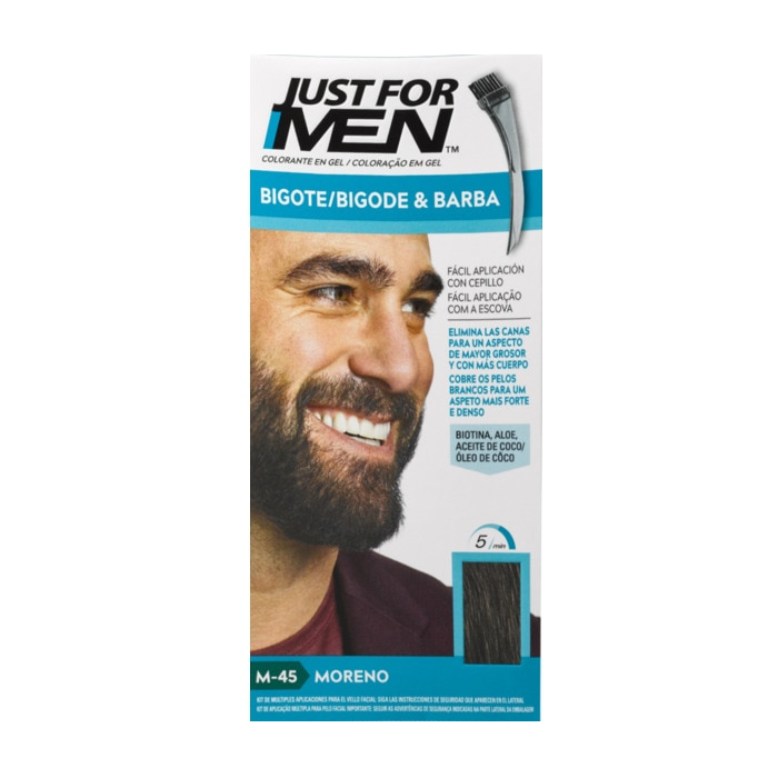 Just For Men Mustache Beard and Brown Pins 28.4g Image 1
