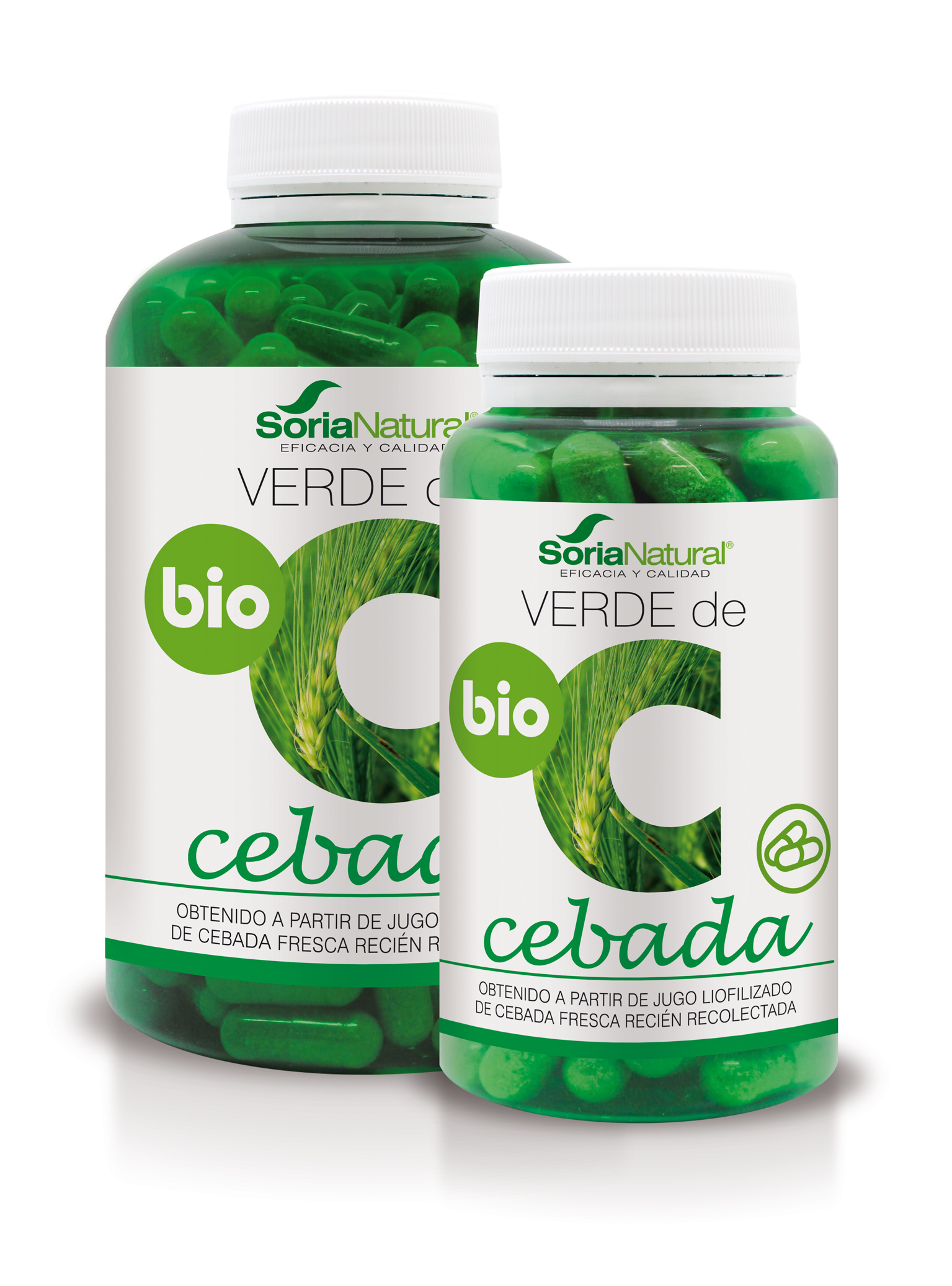 Soria Verde Cebada 630 Mg 80 Caps Image 1