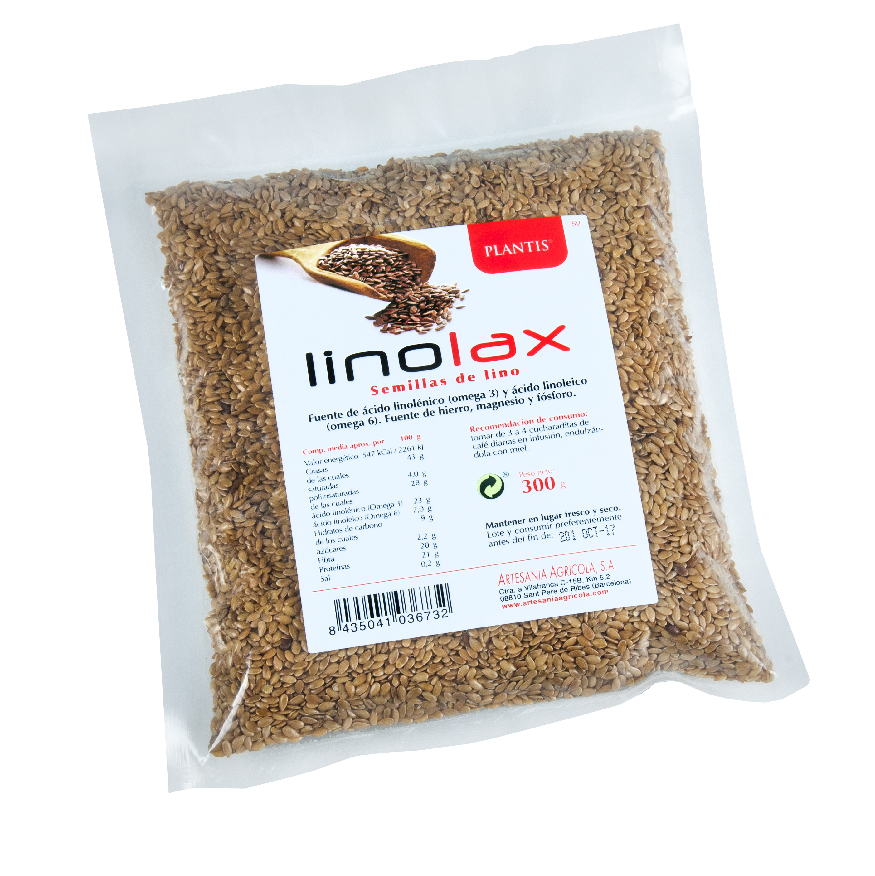Plantis Linolax 300g Semillas Lino Image 1