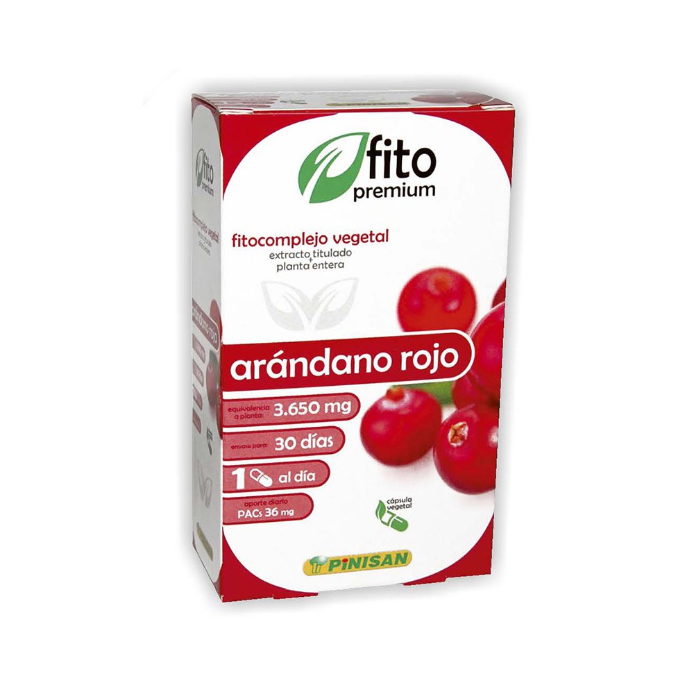 Pinisan Fitopremium Arandano Rojo 30 Caps Image 1