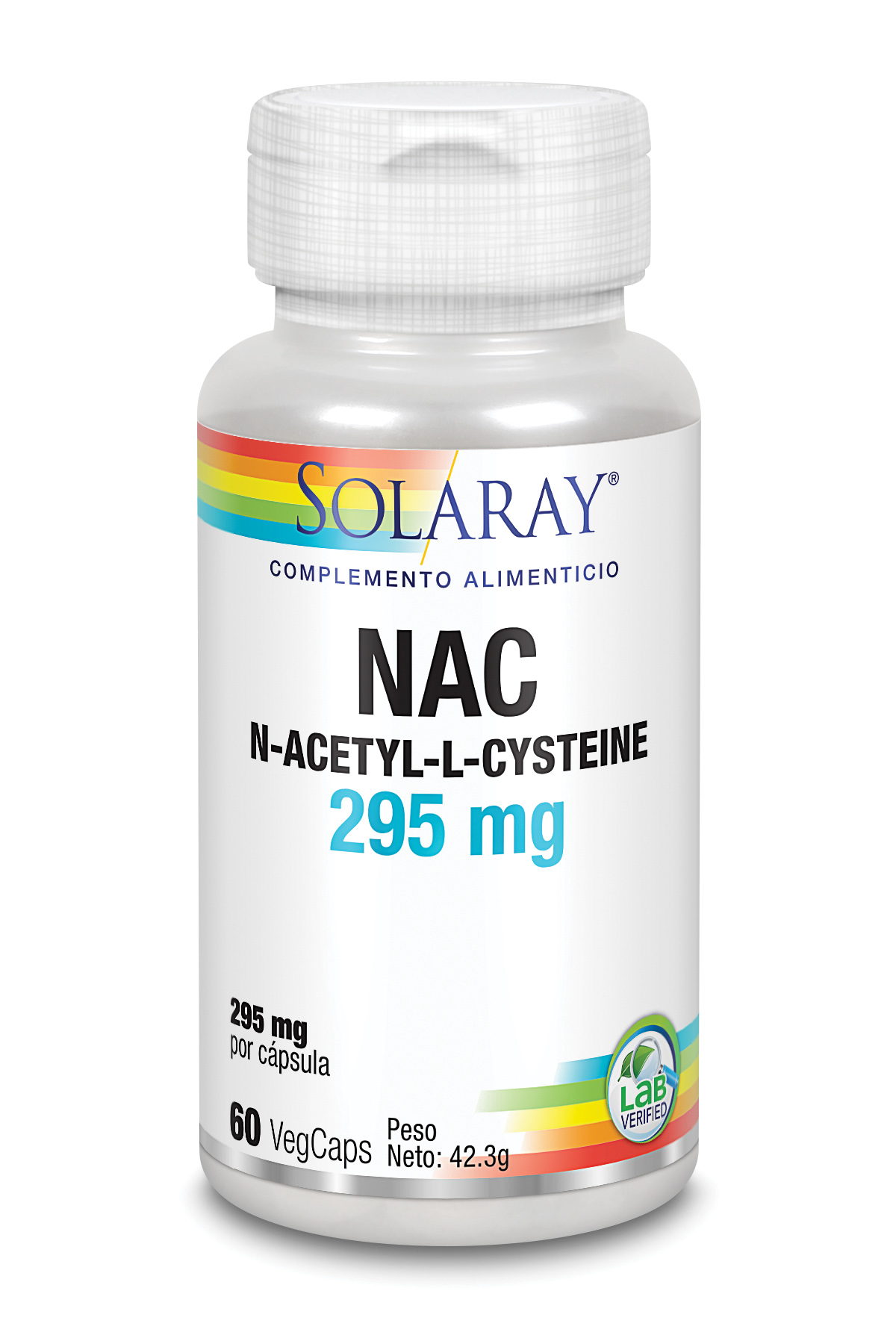 Solaray Nac 295 Mg 60 Vcaps Image 1
