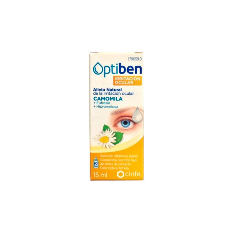 Optiben Irritated Eyes Sterile Eye Dryness Bottle 15ml Image 1