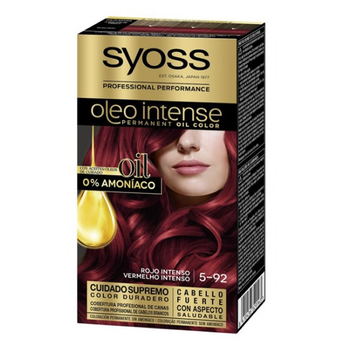 Syoss Oleo Intense Permanent Hair Color 5-92 Intense Red Image 1